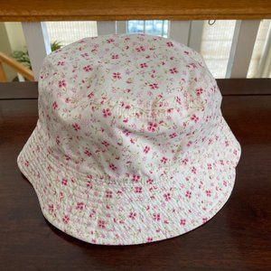 L.L. Bean Little Girls Floral Bucket Hat • New With Tags